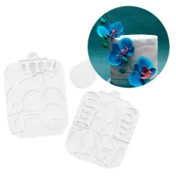 Moldes silicona para fondant orquídeas (3) - Katy Sue Designs