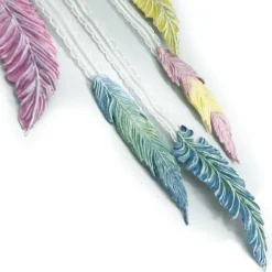 Moldes silicona para fondant plumas (2) - Katy Sue Designs