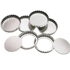 Moldes tartaletas con base extraíble (6) - Kitchen Craft
