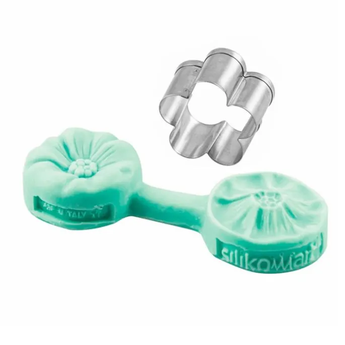 Molde y cortador para fondant flor de cerezo - Silikomart