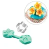 Molde y cortador para fondant flor Frangipani - Silikomart