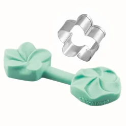 Molde y cortador para fondant flor Frangipani - Silikomart
