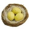 Nido con huevos de colores 6 cm