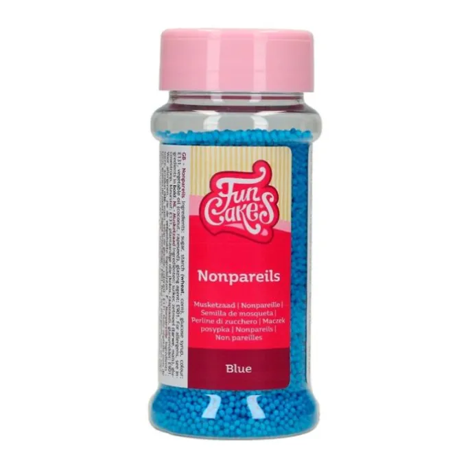 Nonpareils azul oscuro 80 g - Funcakes