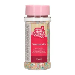 Nonpareils multicolor pastel 80 g - Funcakes