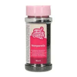 Nonpareils negros 80 g - Funcakes