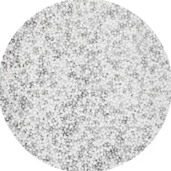 Nonpareils plata y blanco 80 g - Funcakes