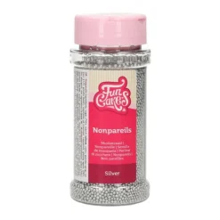 Nonpareils plateados 80 g - Funcakes