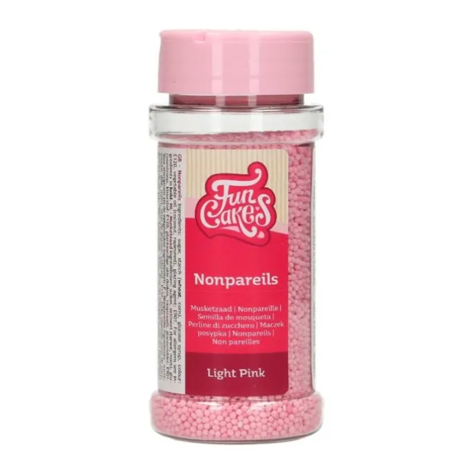 Nonpareils rosas 80 g - Funcakes