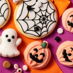 Nubes de azúcar calabazas Halloween 12 uds (180 g) - PME