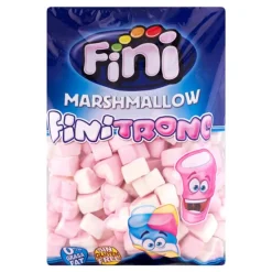 Nubes de azúcar corazones rosas y blancos (125 uds) - Sin gluten - Fini