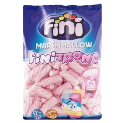 Nubes de azúcar estriadas rosas y blancas (125 uds) - Sin gluten - Fini