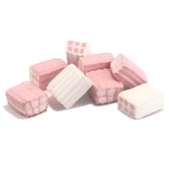 Nubes de azúcar ladrillos rosas y blancos (125 uds) - Sin gluten - Fini