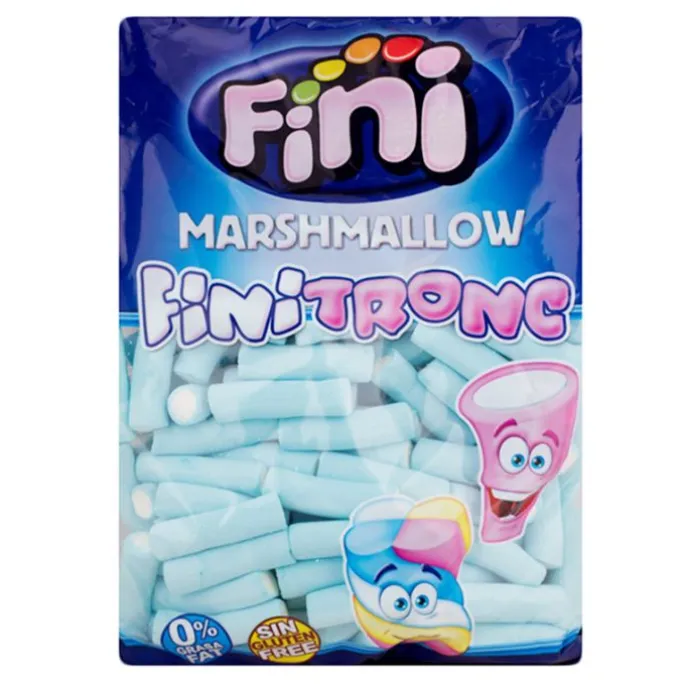 Nubes de azúcar lisas azules y blancas (125 uds) - Sin gluten - Fini