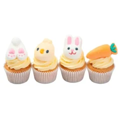 Nubes de azúcar pollito y conejo de Pascua (12) - PME