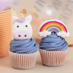 Nubes de azúcar unicornios y arcoíris (12) - PME