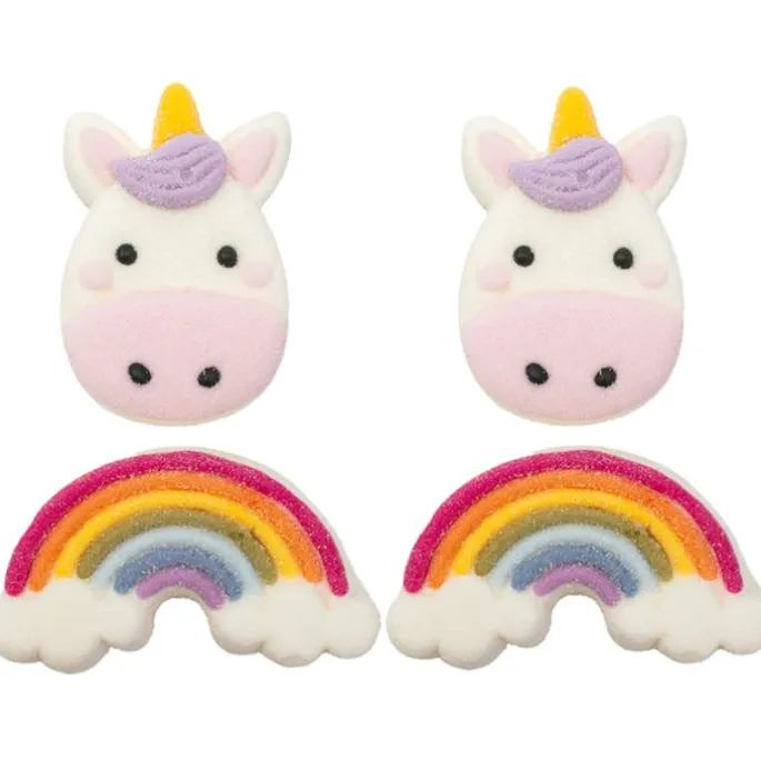 Nubes de azúcar unicornios y arcoíris (12) - PME