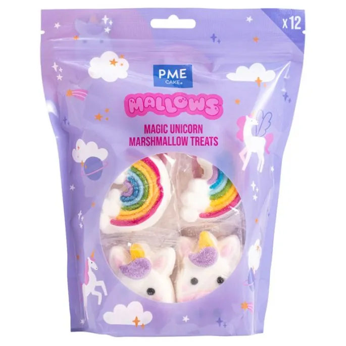 Nubes de azúcar unicornios y arcoíris (12) - PME