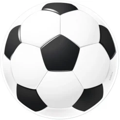 Oblea Balón pelota de fútbol - Sin gluten - Dekora