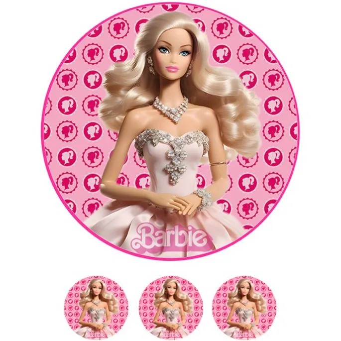 Oblea Barbie 20 cm - María Lunarillos