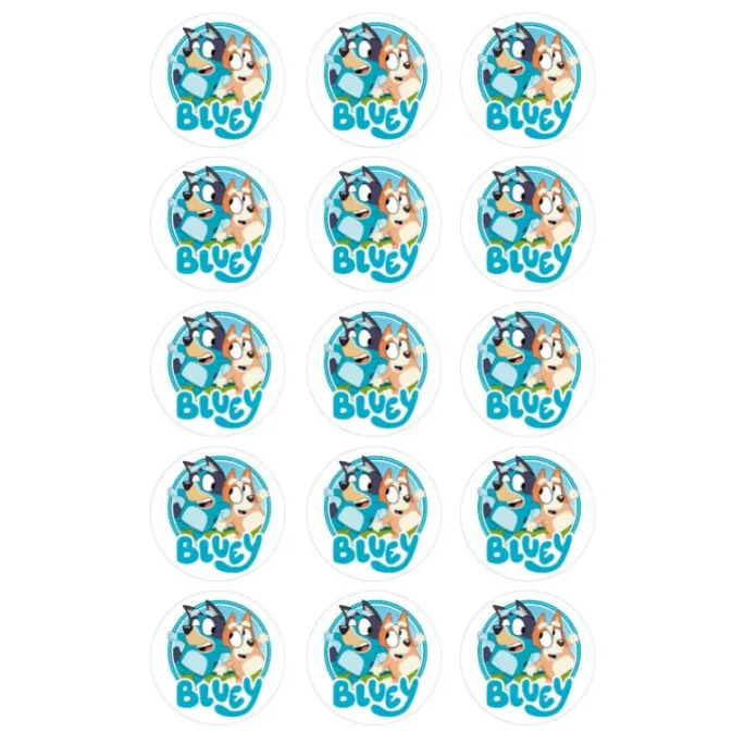 Oblea Bluey 5 cm (15) - María Lunarillos