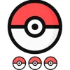 Oblea bola de Pokémon Poké Ball 20 cm - María Lunarillos