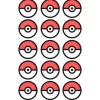 Oblea bola de Pokémon Poké Ball 5 cm (15) - María Lunarillos