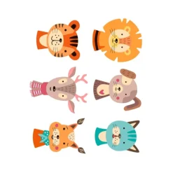 Oblea cabezas Animalitos Vintage mix - María Lunarillos