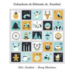 Oblea calendario de adviento - María Lunarillos