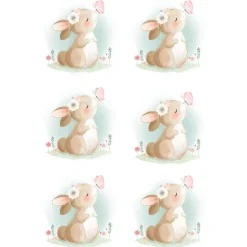 Oblea Conejo 8 cm (6) - María Lunarillos