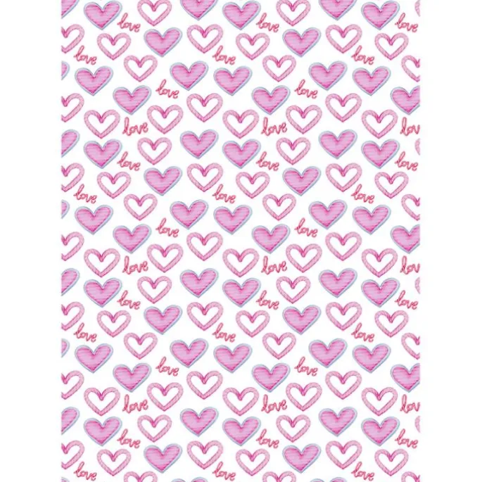 Oblea Corazones Love (A4) - María Lunarillos