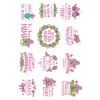 Oblea Día de la madre mix 6 cm (12) - María Lunarillos
