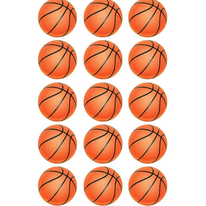 Oblea de Balón de baloncesto - 5 cm (15) - María Lunarillos