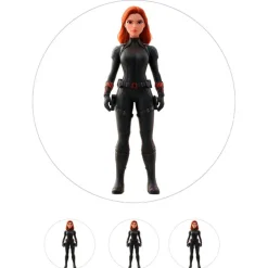 Oblea de Black Widow (Marvel) - 20 cm - María Lunarillos