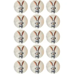 Oblea de Bugs Bunny- 5 cm (15) - María Lunarillos
