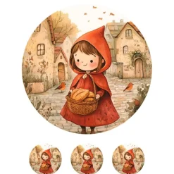 Oblea de Caperucita - 20 cm - María Lunarillos