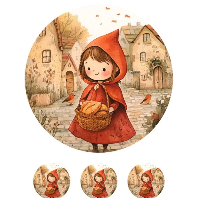 Oblea de Caperucita - 20 cm - María Lunarillos