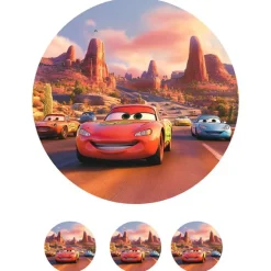 Oblea de Cars - 20 cm - María Lunarillos