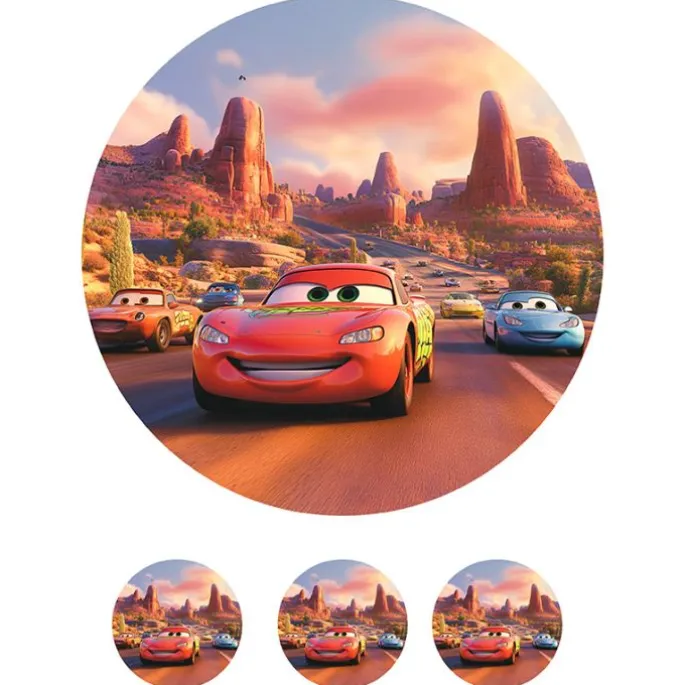 Oblea de Cars - 20 cm - María Lunarillos