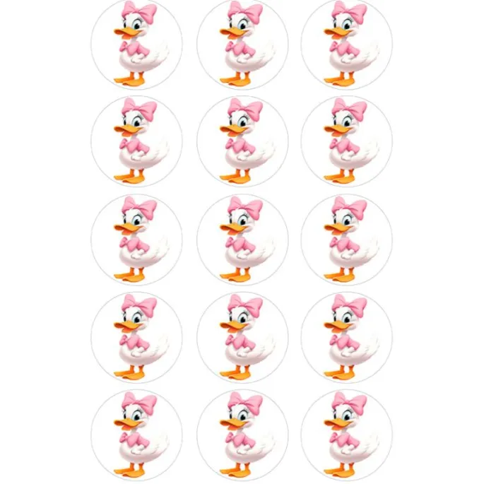 Oblea de Daisy - 5 cm (15) - María Lunarillos