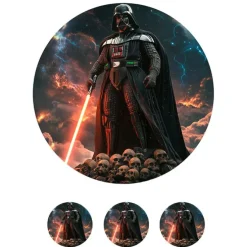 Oblea de Darth Vader - 20 cm - María Lunarillos