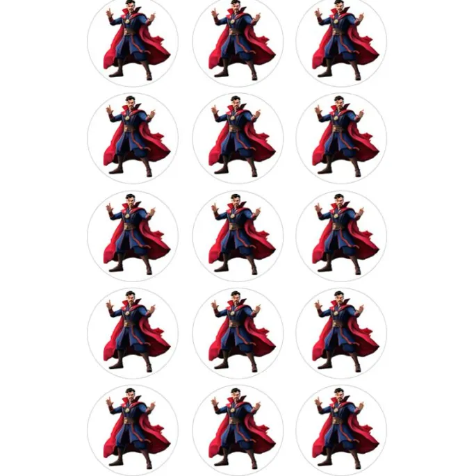 Oblea de Doctor Strange (Marvel) - 5 cm (15) - María Lunarillos