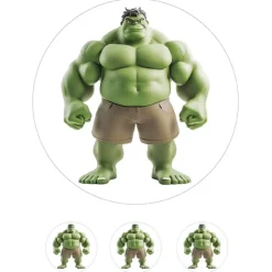 Oblea de Hulk - 20 cm - María Lunarillos