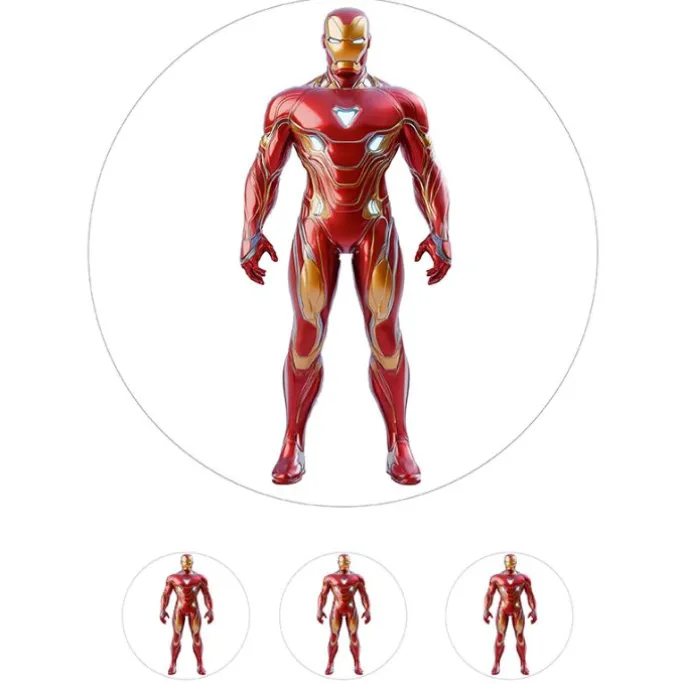 Oblea de Iron Man (Marvel) - 20 cm - María Lunarillos