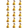 Oblea de la princesa Bella - 5 cm (15) - María Lunarillos