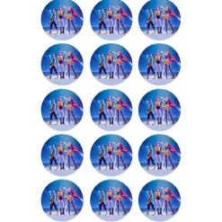 Oblea de Las guerreras K-POP - 2 - 5 cm (15) - María Lunarillos