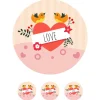 Oblea de Love - 20 cm - María Lunarillos