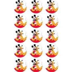 Oblea de Mickey Mouse y Pluto - 5 cm (15) - María Lunarillos