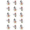 Oblea de Mickey y Minnie Mouse - 5 cm (15) - María Lunarillos