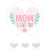 Oblea de Mom I Love You - 20 cm - María Lunarillos